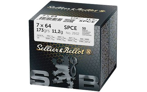 Sellier & Bellot 7x64 Teilmantel CE 11,2g/173grs.