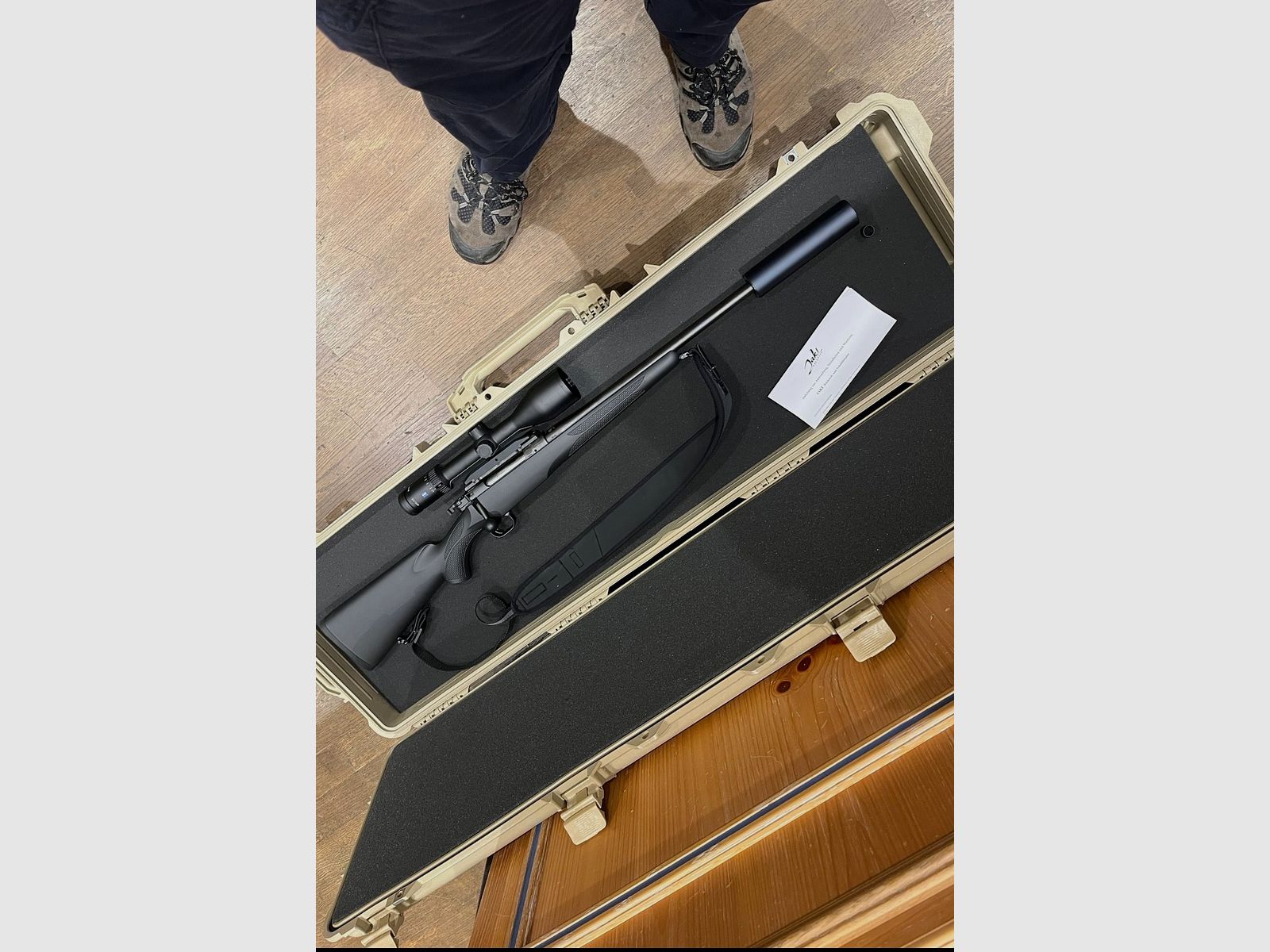 Mauser 12, 308 Win, + ZEISS Zielfernrohr Conquest V4 3–12x56