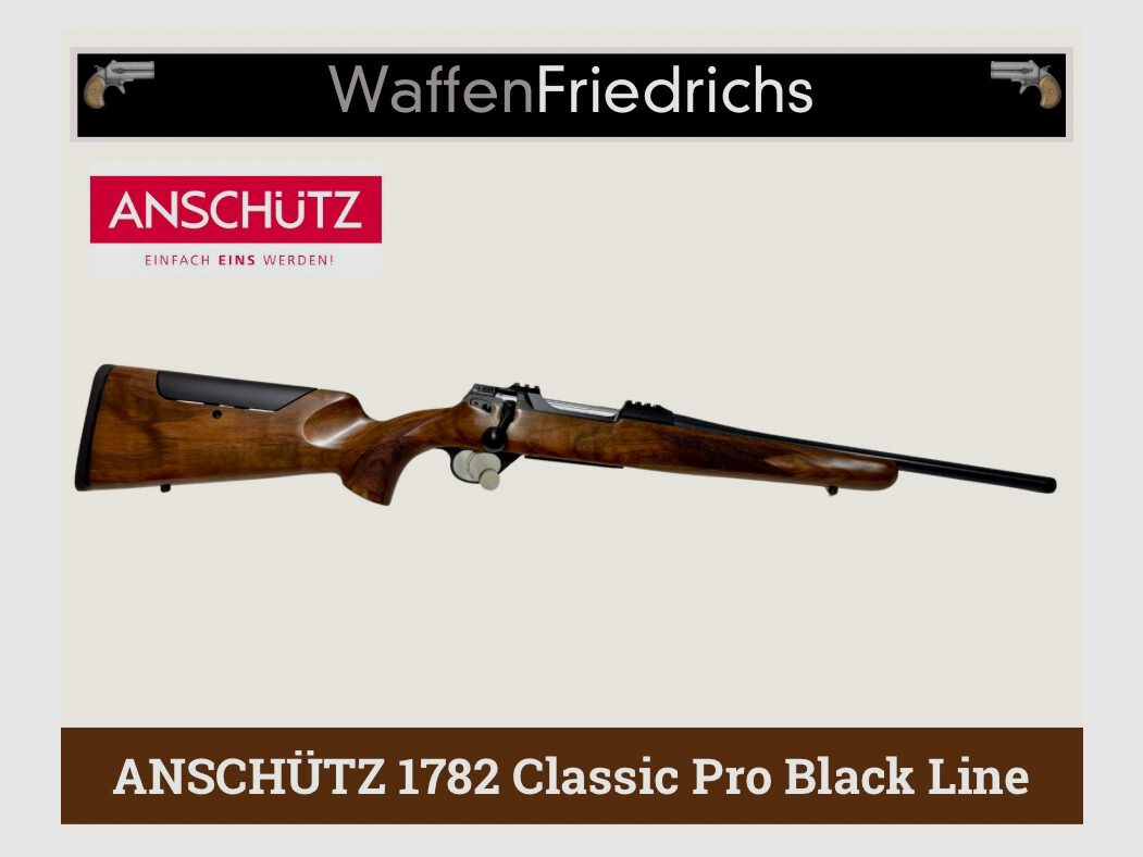 Anschütz 1782 Classic Pro Black Line - Waffen Friedrichs