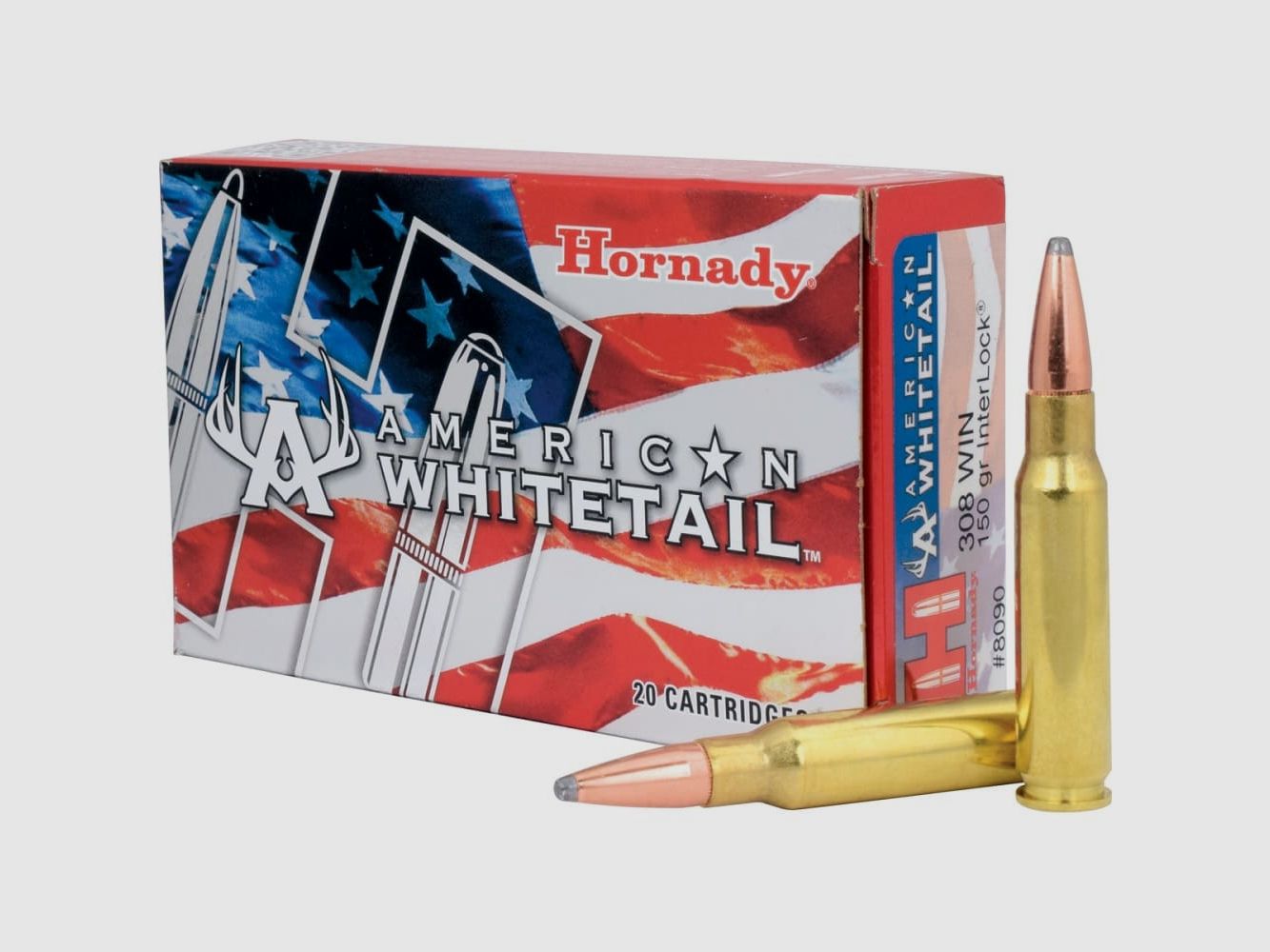 Hornady American Whitetail Kal.308W 150gr, Bild 1 von 2