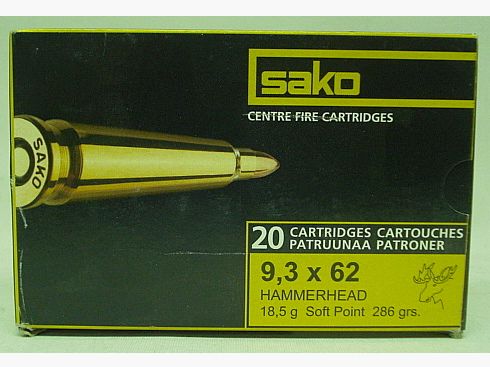 Sako 9.3x62 Hammerhead SP - 18.5g/286gr (a20) #266D#