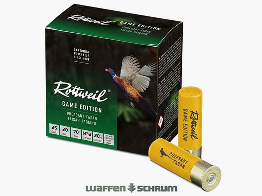 Rottweil Game Edition Fasan 20/70 2,7mm - 28g
