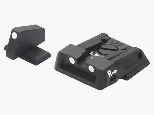 Verstellbare Visierung und LPA SPS Korn mit weißen Punkten für CZ SP01 Shadow