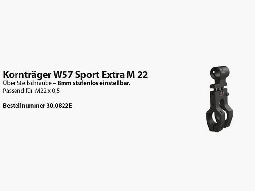 Wyss W57 Sport Extra M22 support de guidon
