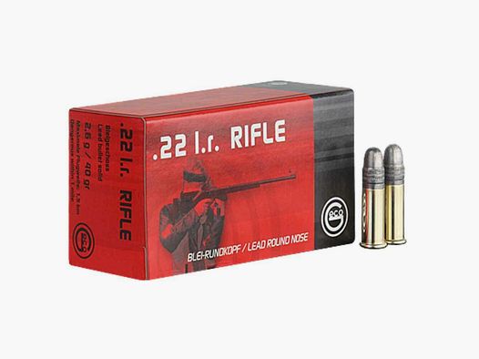 Geco Rifle Balas Cabeza Redonda 40grs - 50Pzs