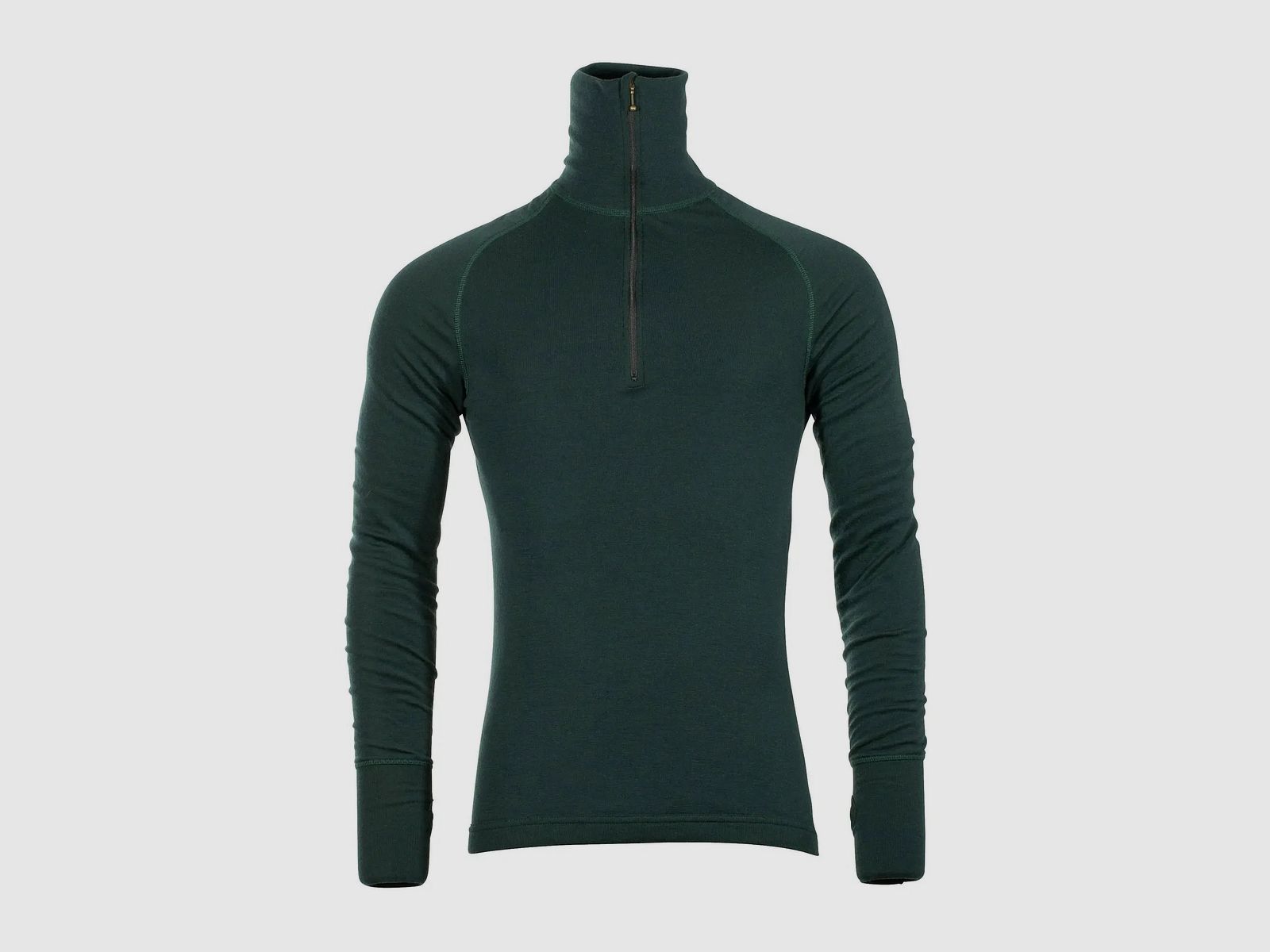 Brynje Brynje Longsleeve Arctic Double Zip Polo grün