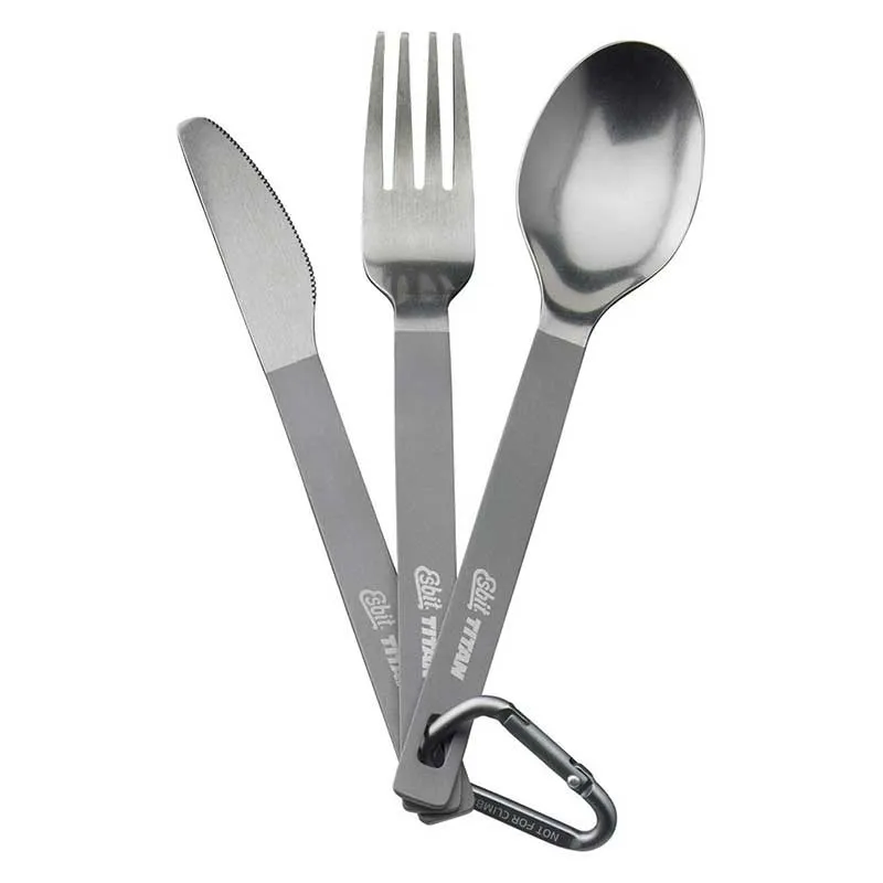 Cubiertos de viaje de titanio Esbit TITANIUM CUTLERY SET, imagen 1 de 2