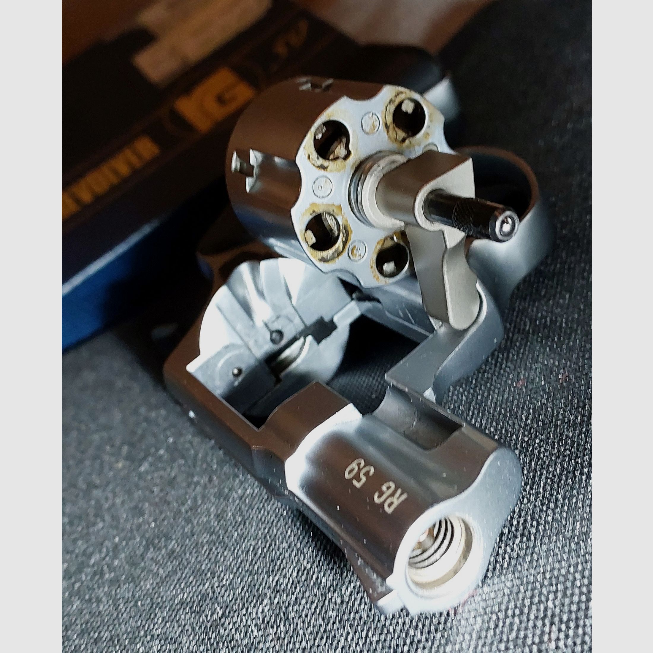 Röhm RG 59 revólver de detonación Alu Chrome 9 mm R.K. (PTB 735)