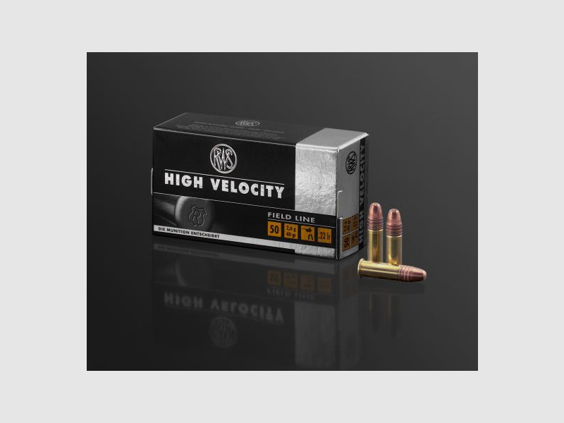 RWS High Velocity .22lr small caliber ammunition