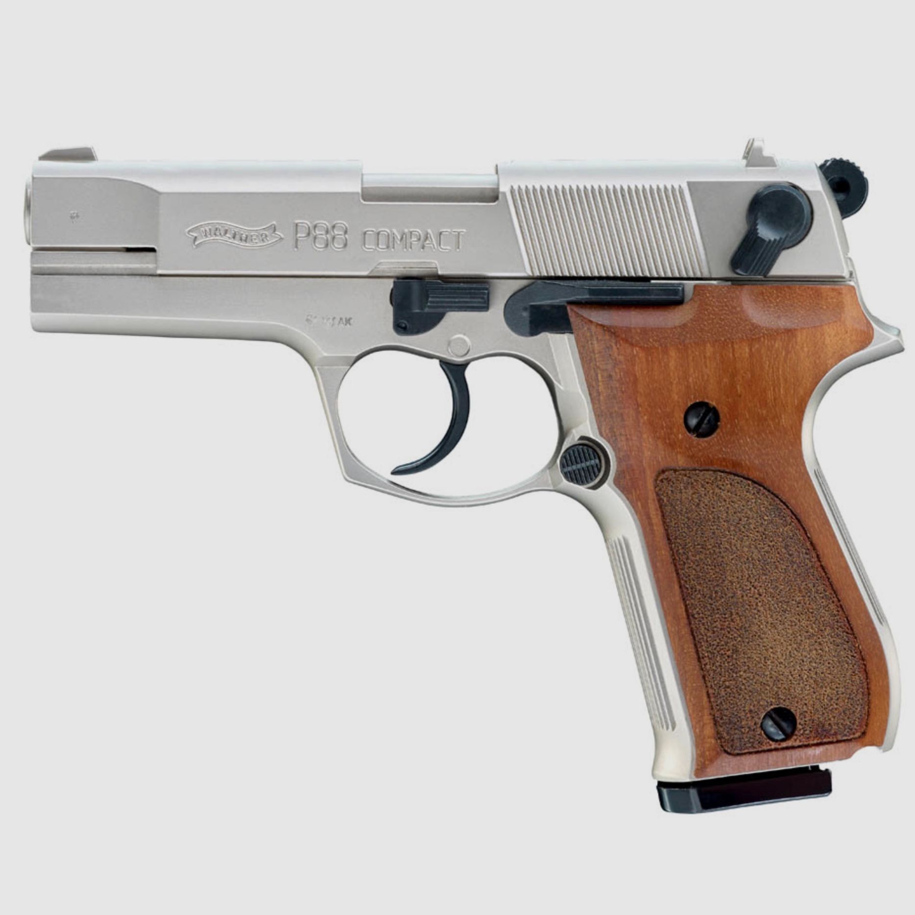 Umarex 316.02.03 Walther P88 9 mm P.A.K. Bicolor Holzgriffschalen Pyro