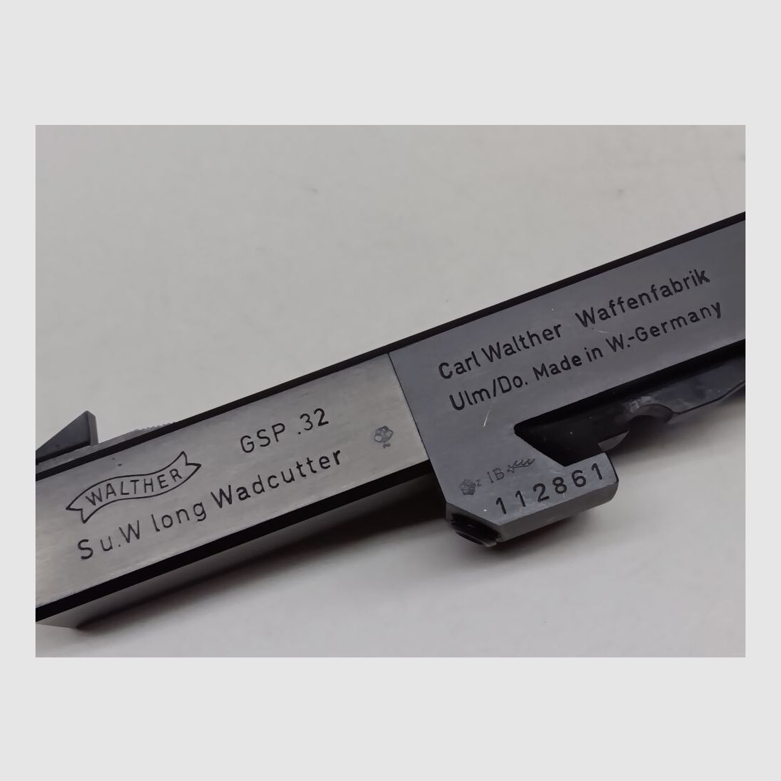 Carl Walther Waffenfabrik Ulm/Do. GSP