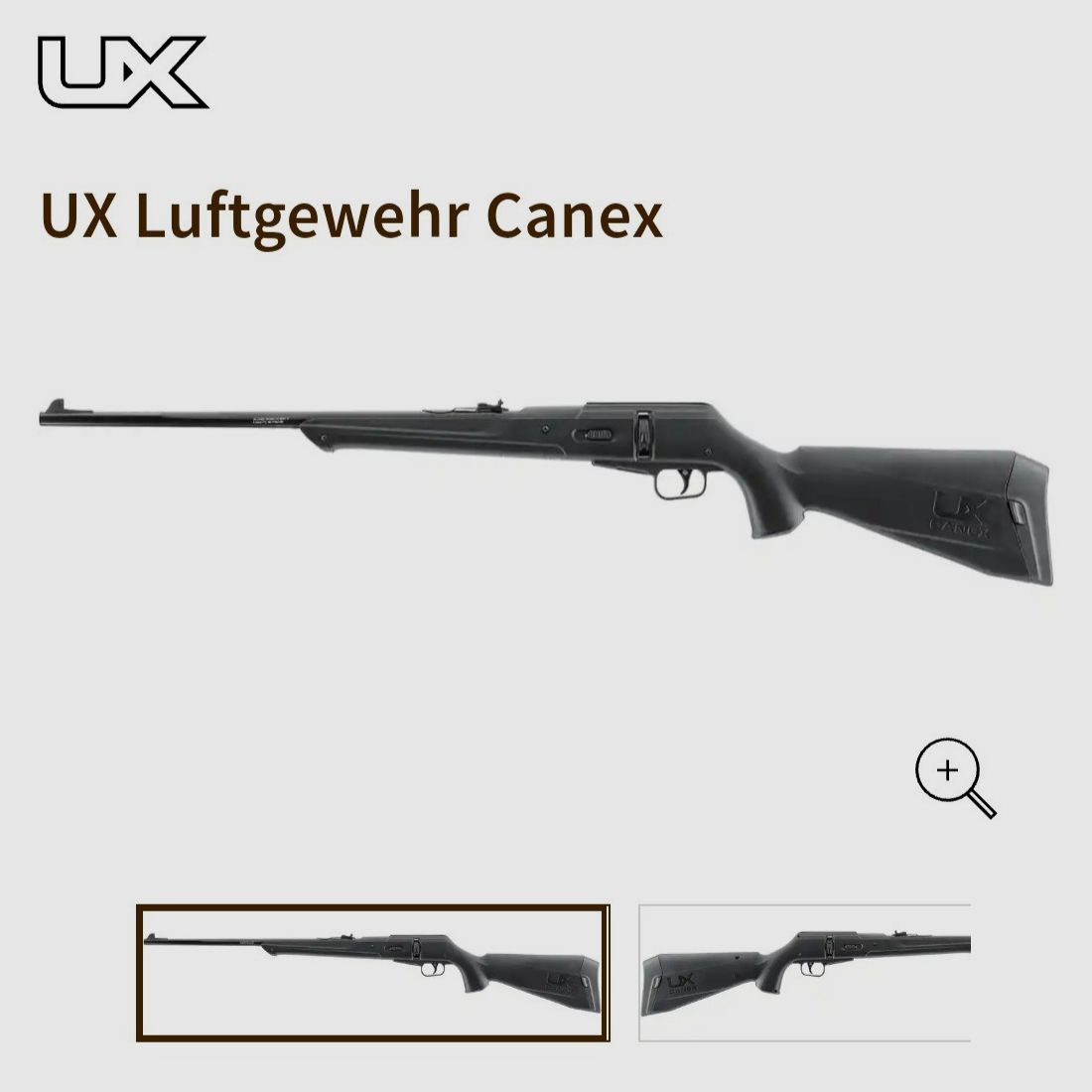 UX Co2 air rifle Canex + Co2 capsules 12g + targets !!