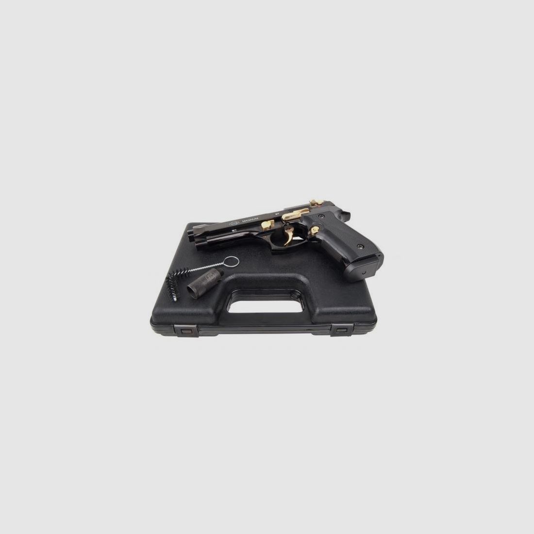 EKOL Firat Magnum Nero-Oro 9mm P.A.K. - Segnale Gas - Pistola a Salve, immagine 3 di 3