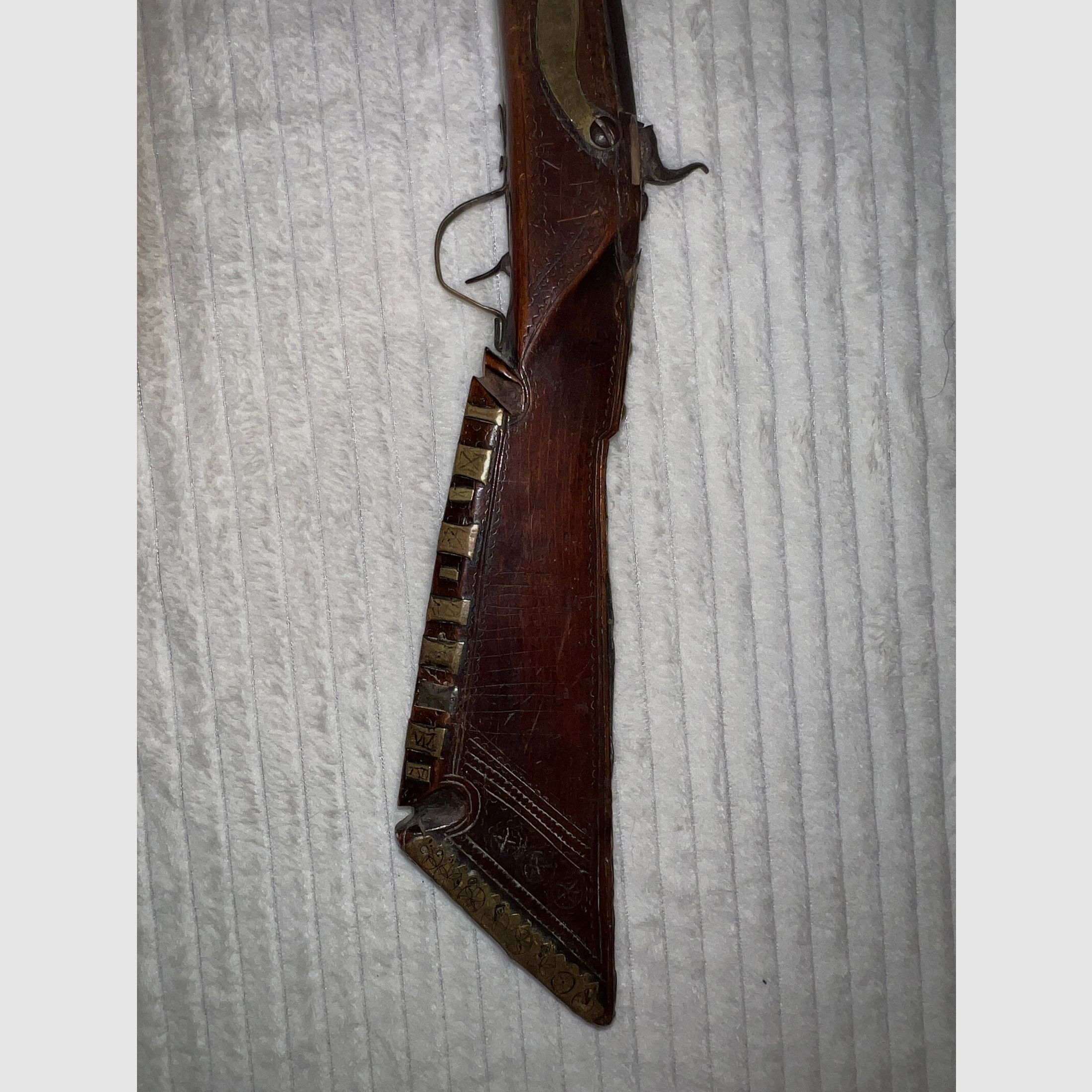 Antikes Steinschlossgewehr – Orientalischer Vorderlader (18./19. Jahrhundert)