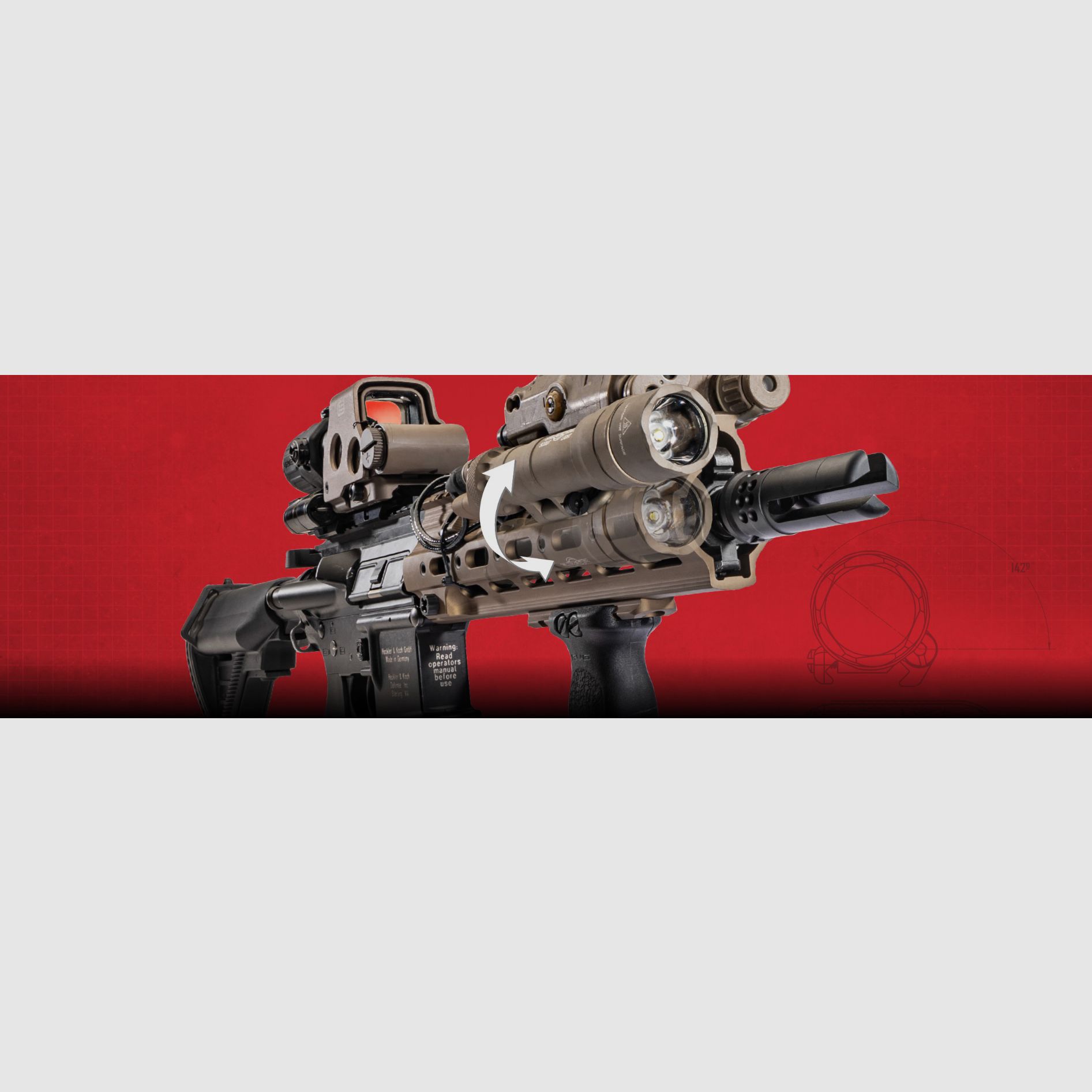 SUREFIRE M640T-BK-PRO TURBO SCOUT LIGHT® PRO 6-Volt High-Candela w/ Z68 Tailcap, image 8 of 8