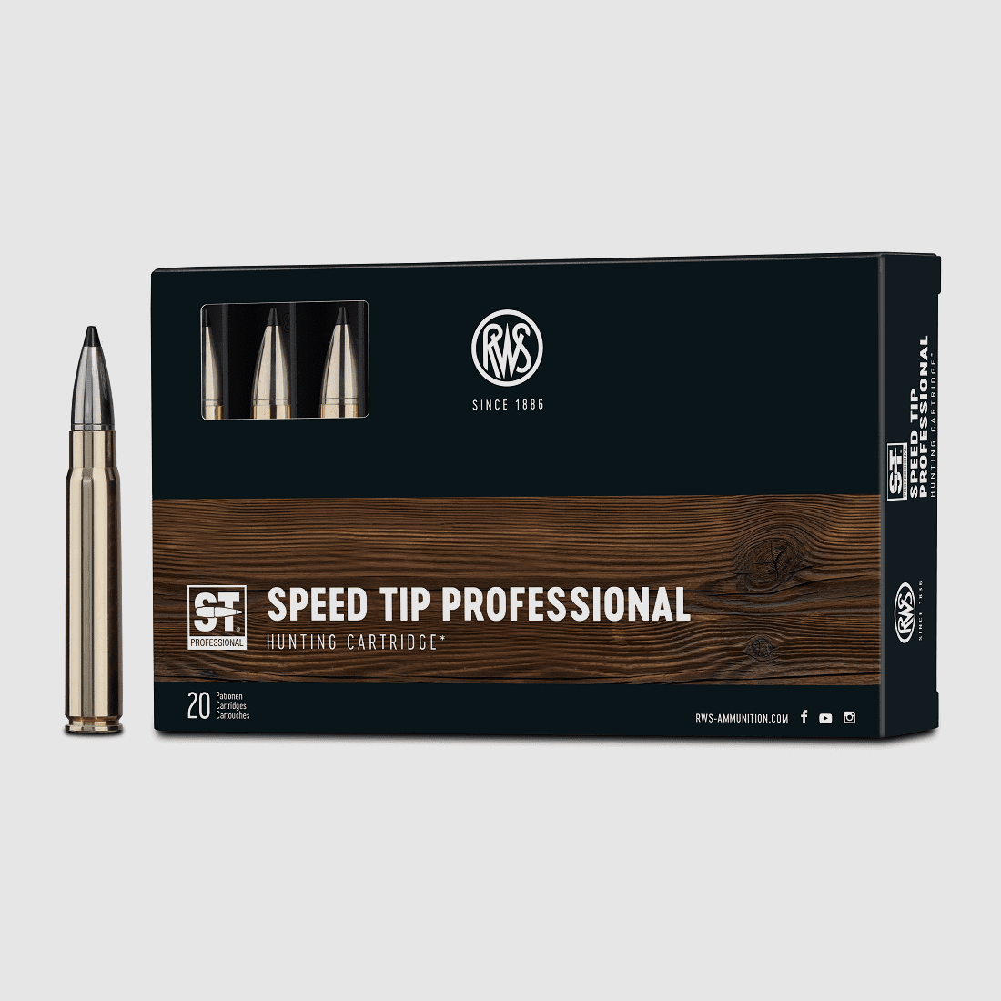 RWS 9,3x62 Speed Tip Pro 258gr. - 20 Stk.
