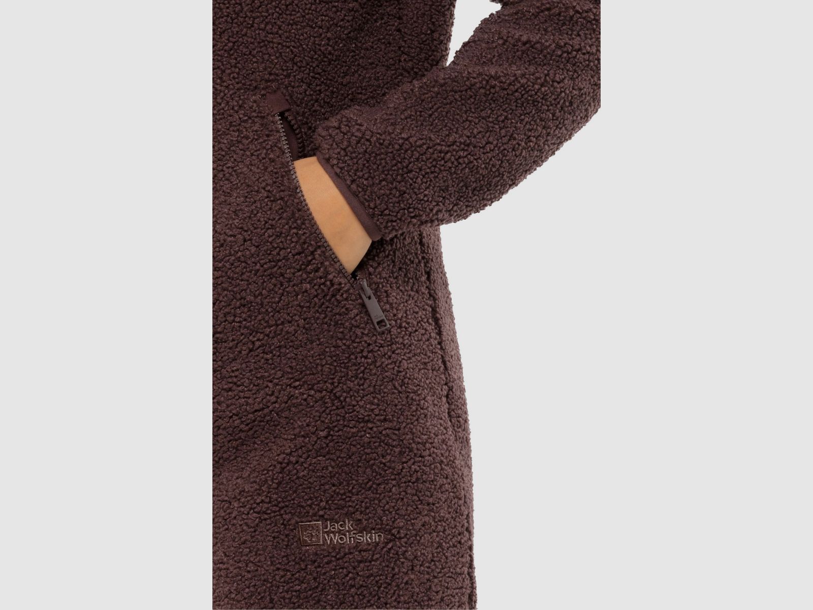 JACK WOLFSKIN High Curl Coat W Boysenberry
