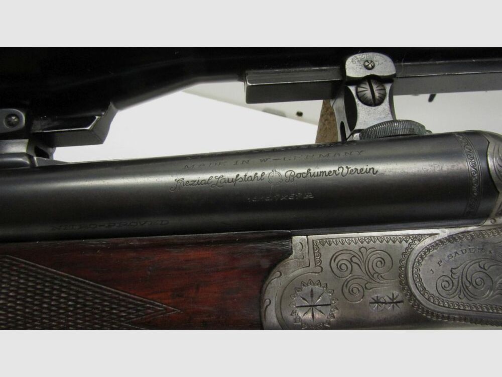 Drilling Sauer & Sohn Kal. 16/70, 7x57R, Hensoldt Diatal D 6x42 7x57R;16/70
