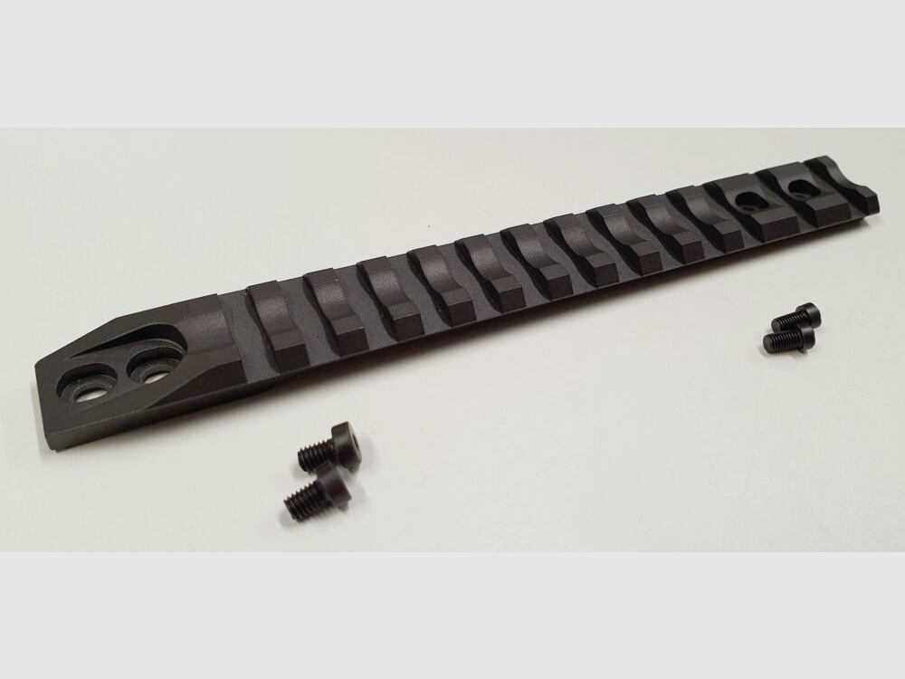 MHS V3 Picatinny rail voor MAUSER 66, stalen rail, matte zwart, 170mm, gemaakt in Duitsland