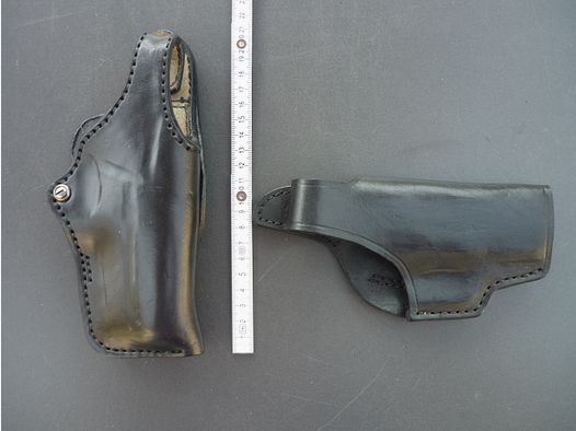 HKDesign Holster  Art. Nr.  002 : Einfachholster mit Snapverschluß  -  für:  S&W 639 bzw. PPS-  für Rechtshänder