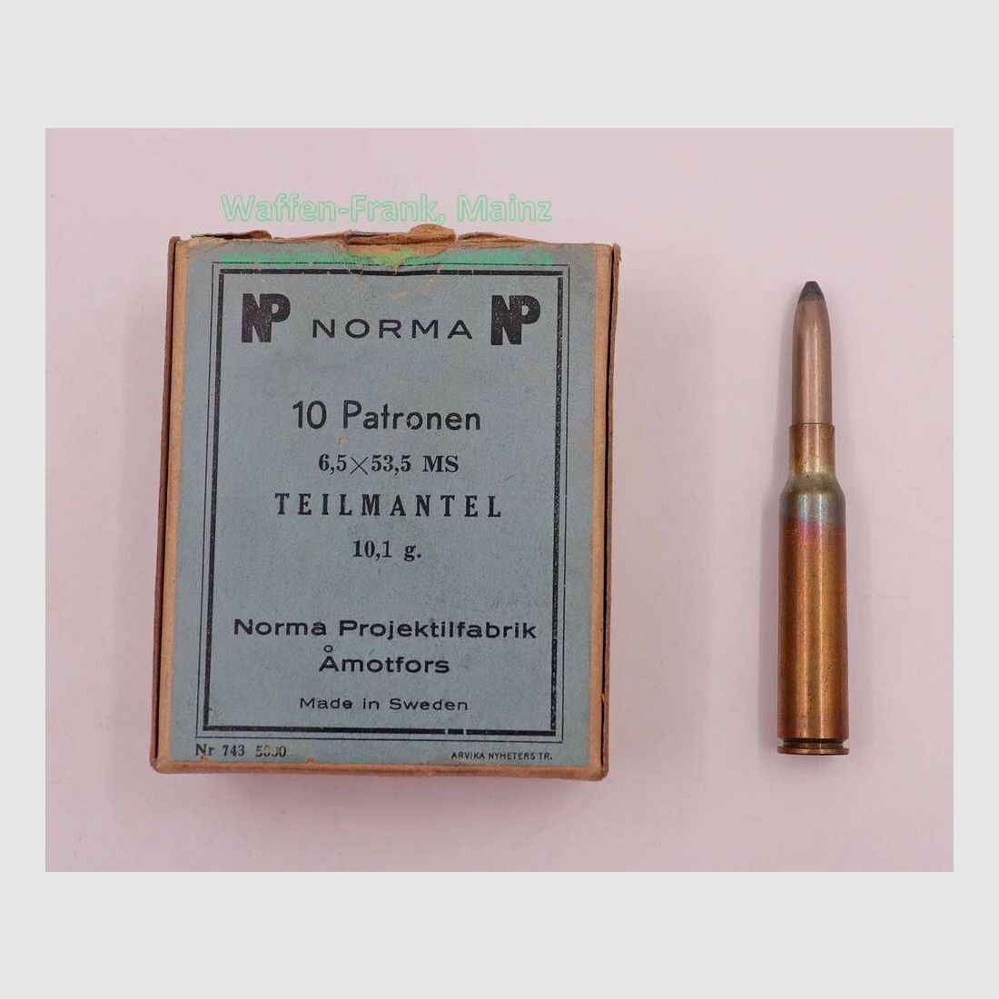 Norma Büchsenpatronen 6,5x54MS(6,5x53,5)