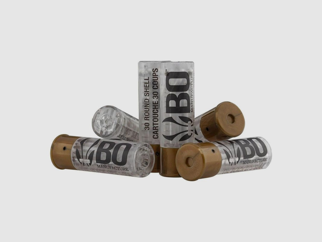 Pack mit 6 Patronen für Vorderschaftrepetierer Airsoft BO Manufacture - Rotes Gas - Realistisch und Leistungsstark, Bild 4 von 5
