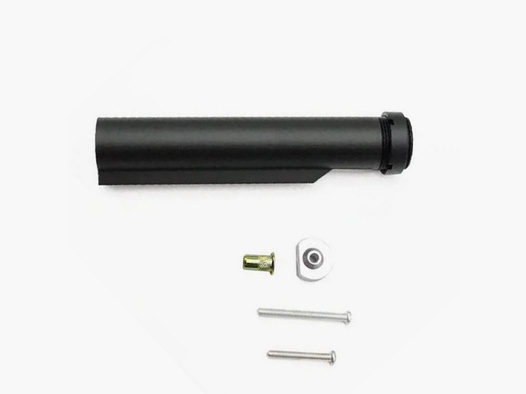 Stocktube voor M4/AR, metaal (incl. schroef en tegenstuk) (BK)