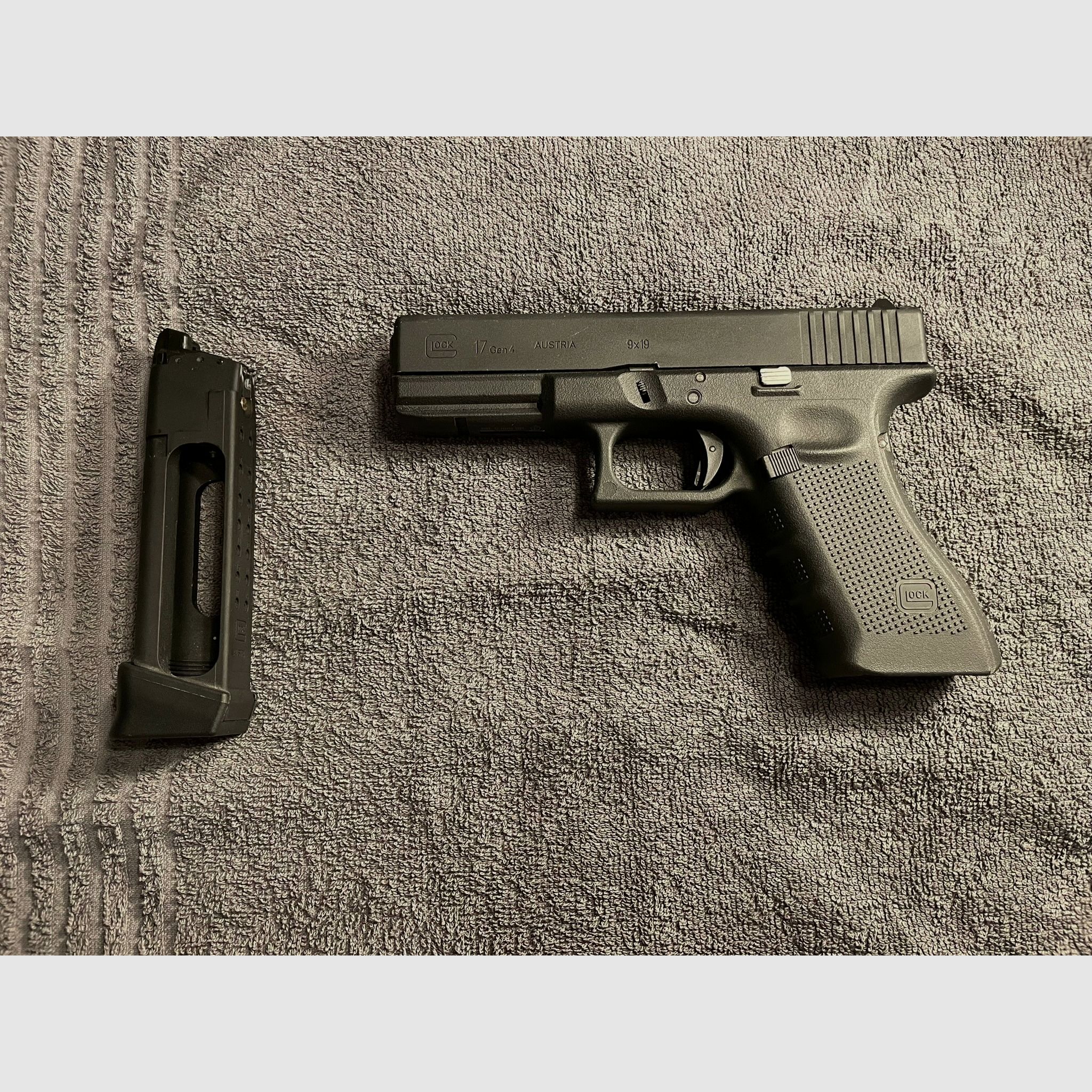 VFC Glock 17 Gen. 4 mit Metallschlitten GBB 6mm BB schwarz 1 Joule