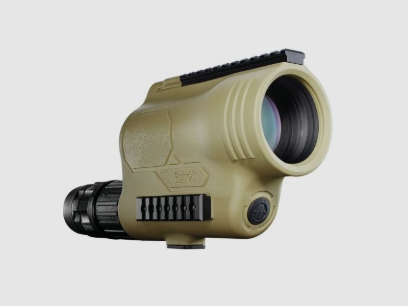 Bushnell Spektiv Legend T 15-45x60mm mit Picatinny Schiene / FFP Mil-Hash Absehen, Flat Dark Earth