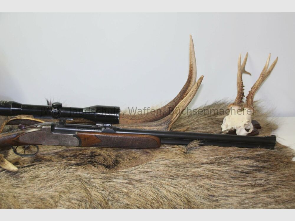 Antonio Zoli with long side plates - women's weapon with a stock length of 34 cm 7x57R; 16/70