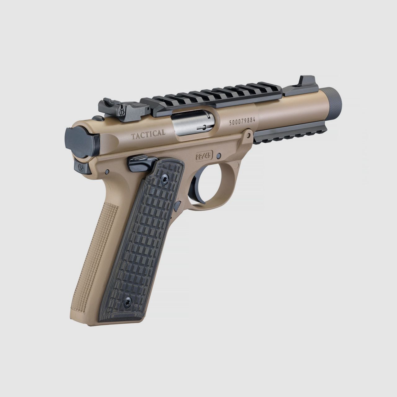 RUGER PISTOOL MARK IV 22/45 TACTICAL – DAVIDSON'S BRUIN CERAKOTE