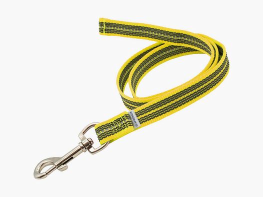 Sprenger Rubberized dog leash without hand strap (Signal yellow – length 2 m)