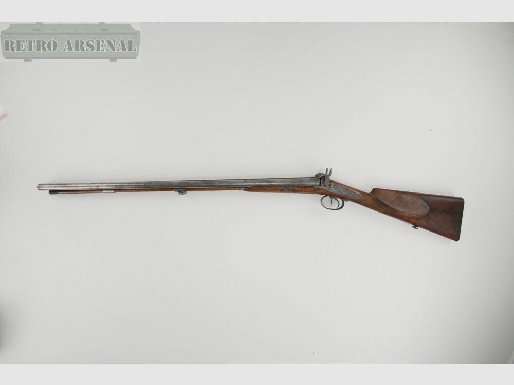 J.Hronek aus Strakowitz Perkussionsdoppelflinte