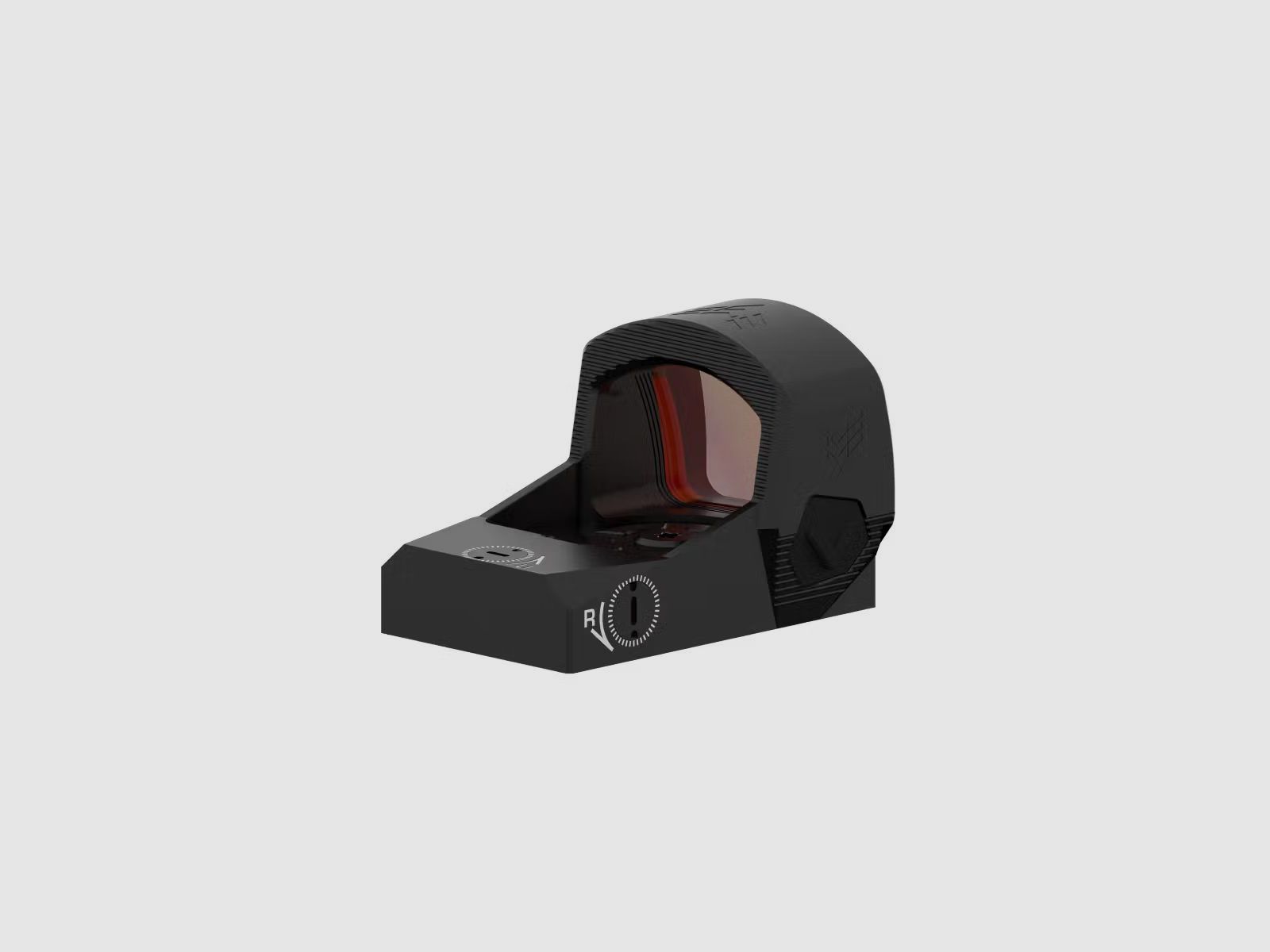 Swampfox Liberty II 1x24 RMR Reflexvisier - 4-in-1 Multi-Reticle, rot