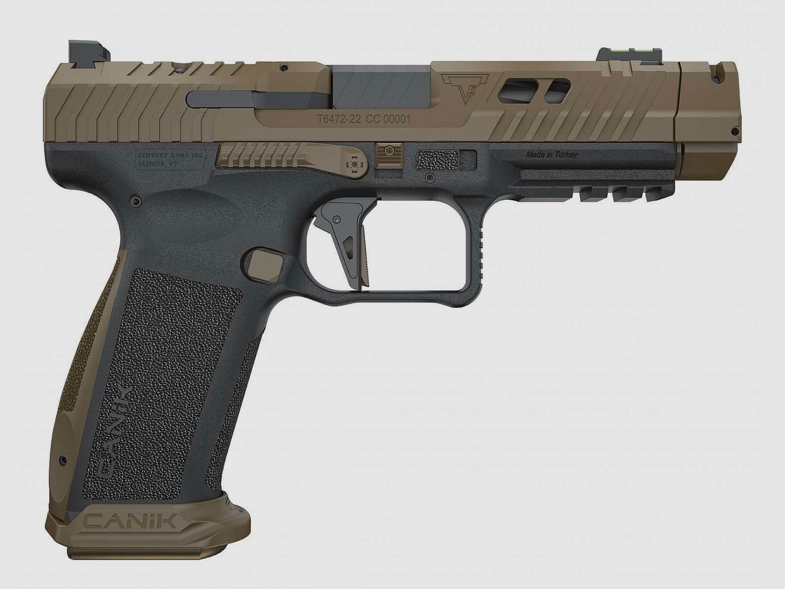 Canik TP9 TTI Combat Taran Tactical Innovations Kal. 9x19 SAO inclusief vervangend magazijn