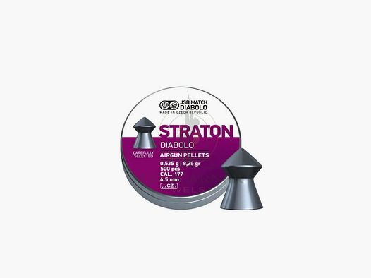 JSB Diabolo Straton 4.5mm Pointed Pellet 500pcs 0.535g.