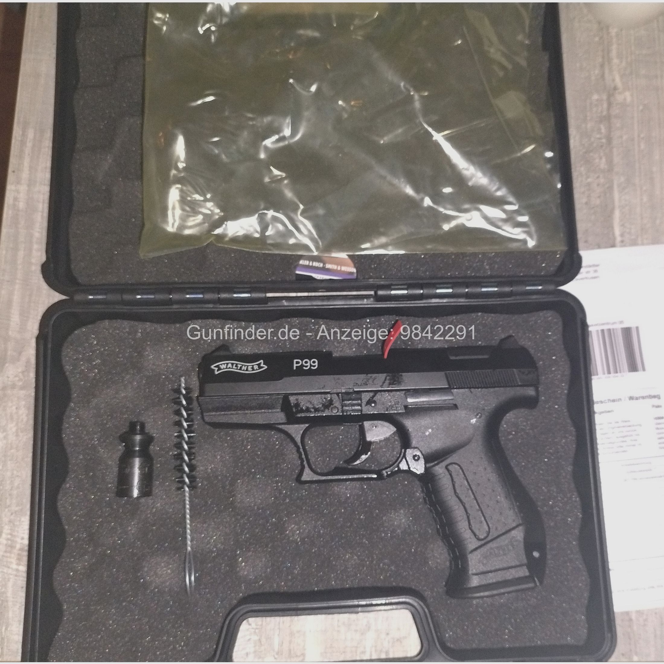 Pistola de fogueo Walther P99 9mm Nueva