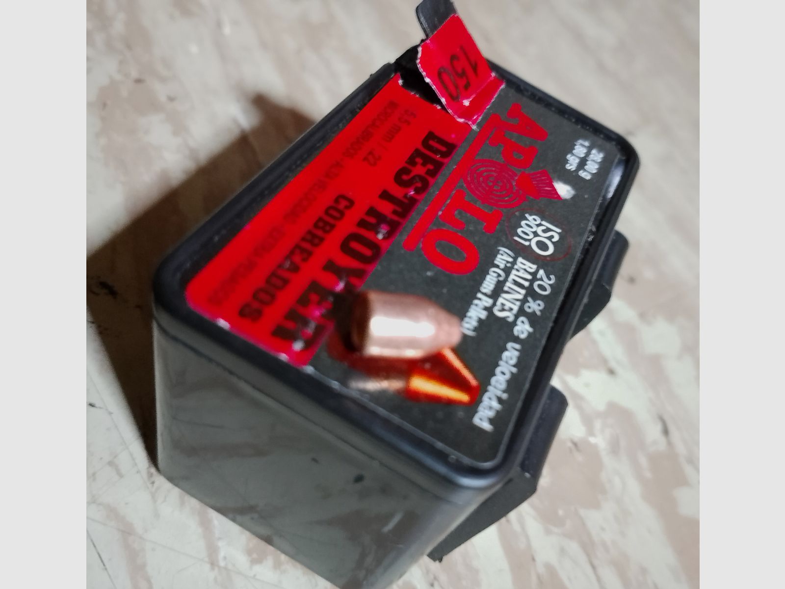 Neue Diabolos 5,5mm verkupfert Destroyer Apolo Cal .22 1,80g grains 28
