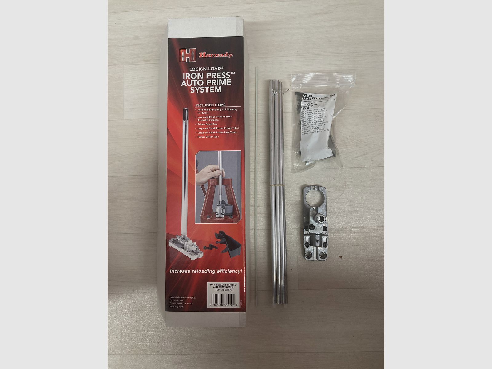 Hornady Lock-n-load Iron press auto prime system, neu, OVP
