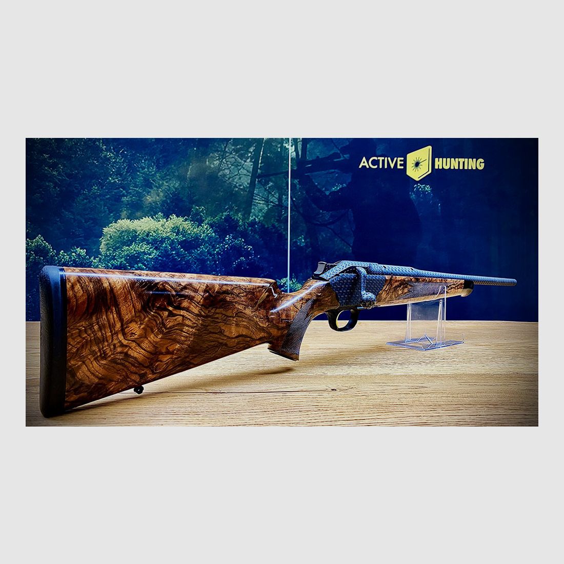 Blaser R8 Custom Grade 2 / HK 10 / Abzug vergoldet / .308 Win / Volltexturierung / TRAUMWAFFE