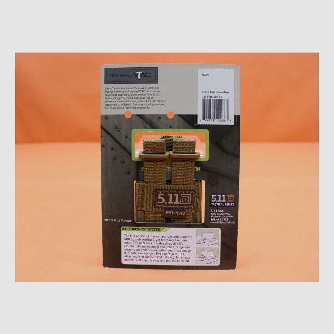 5.11 5.11 C4 Case (56029)131 Flat Dark Earth Tasche Medium Phone/PDA, oder z.B. auch für Zigarettenschachteln?