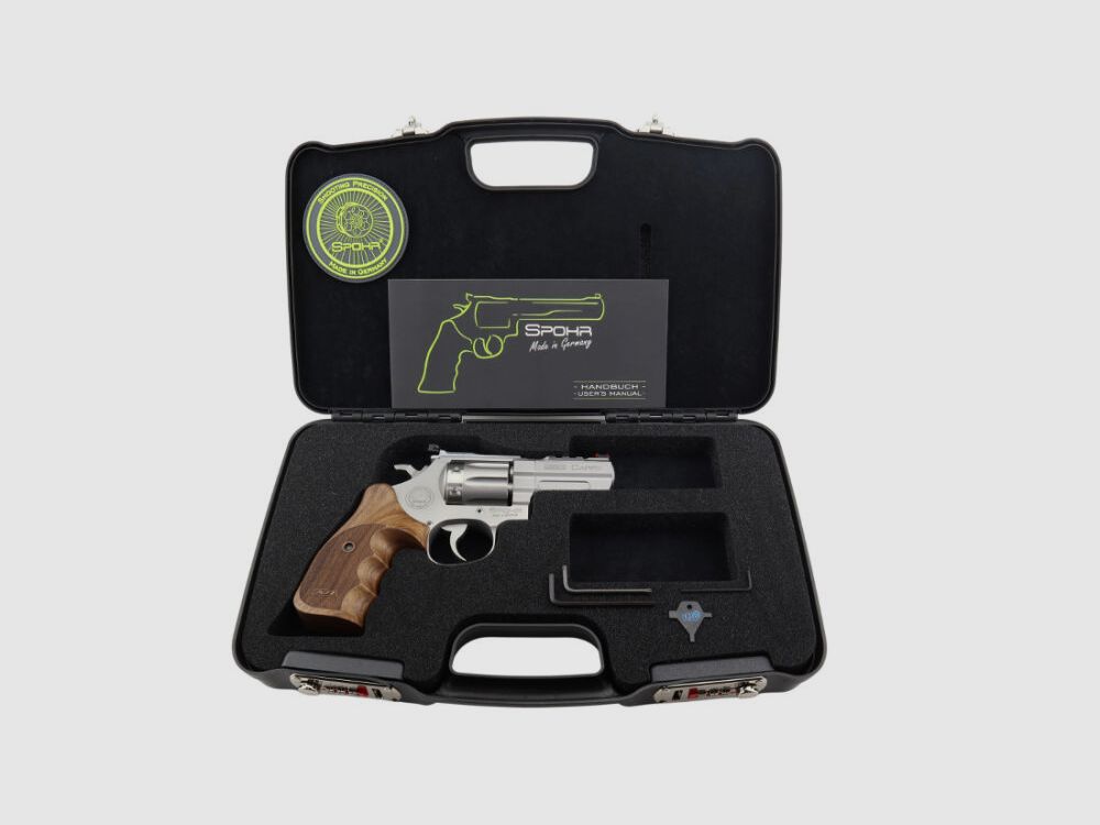 Spohr 283 Carry RVS 3" Revolver Gemaakt in Duitsland 3 Zoll Jacht & Sport