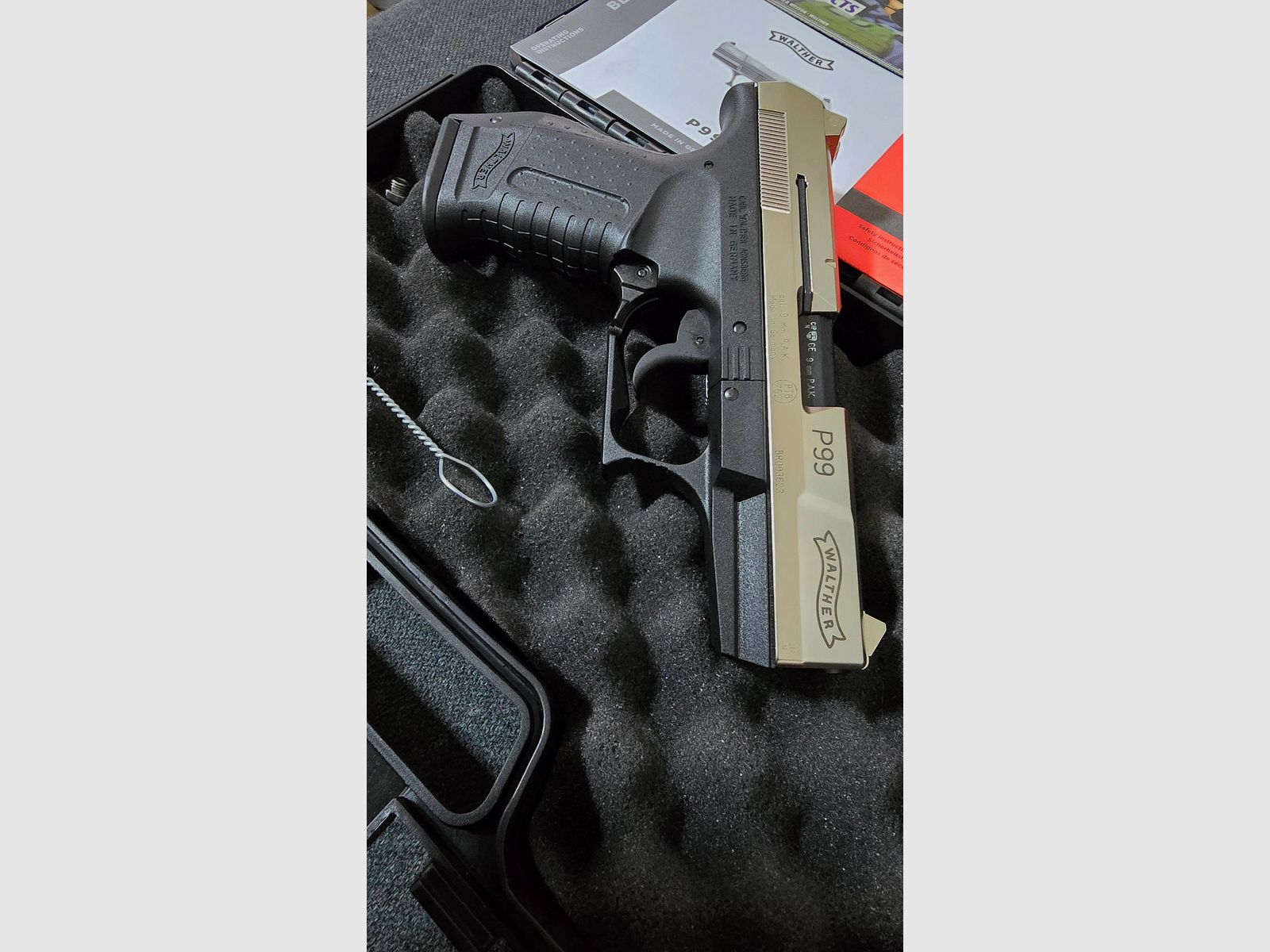 Walther P99 Schreckschuss Nickel 9mm PAK 