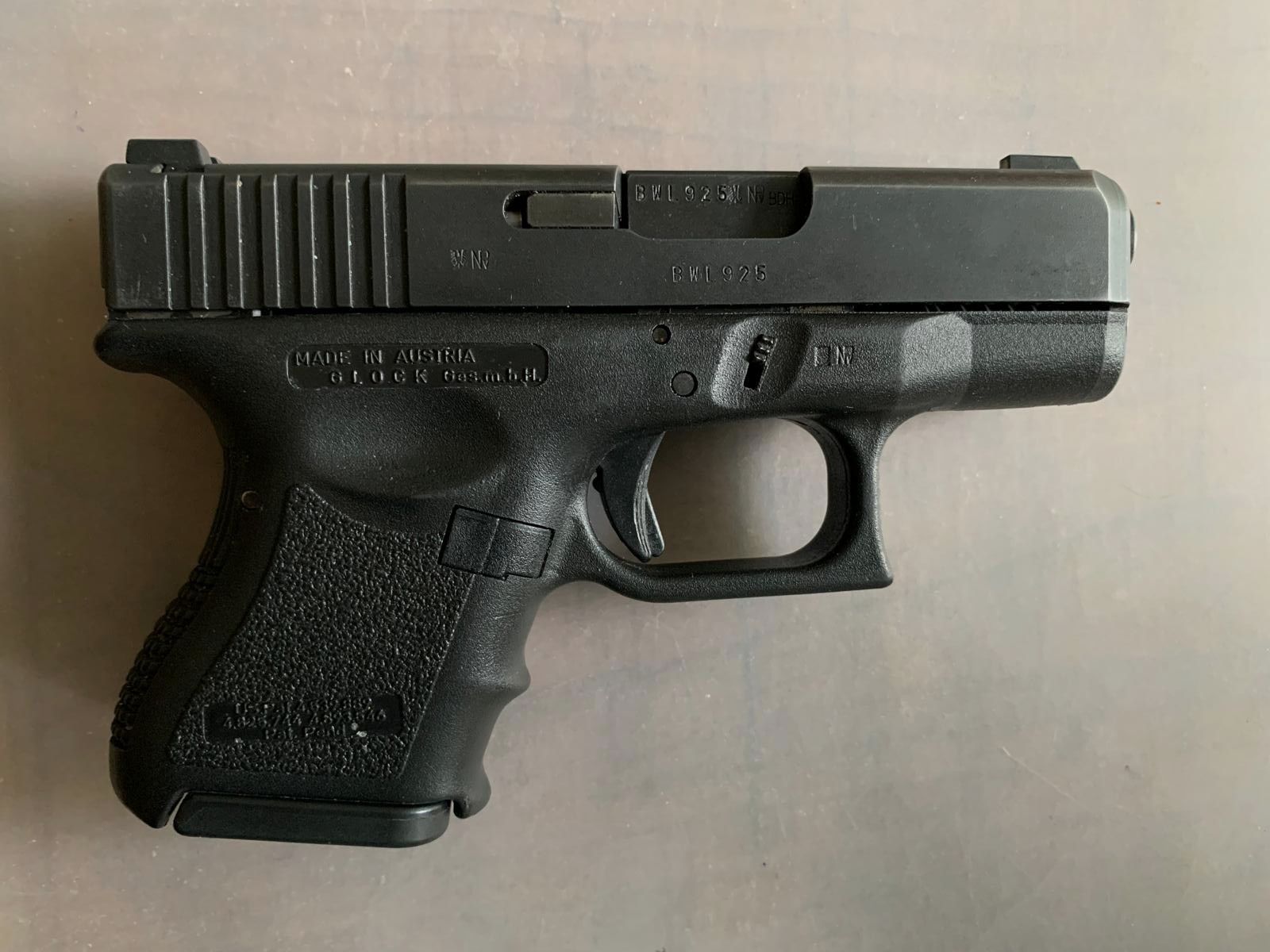 Glock 26, Kal. 9mm Luger