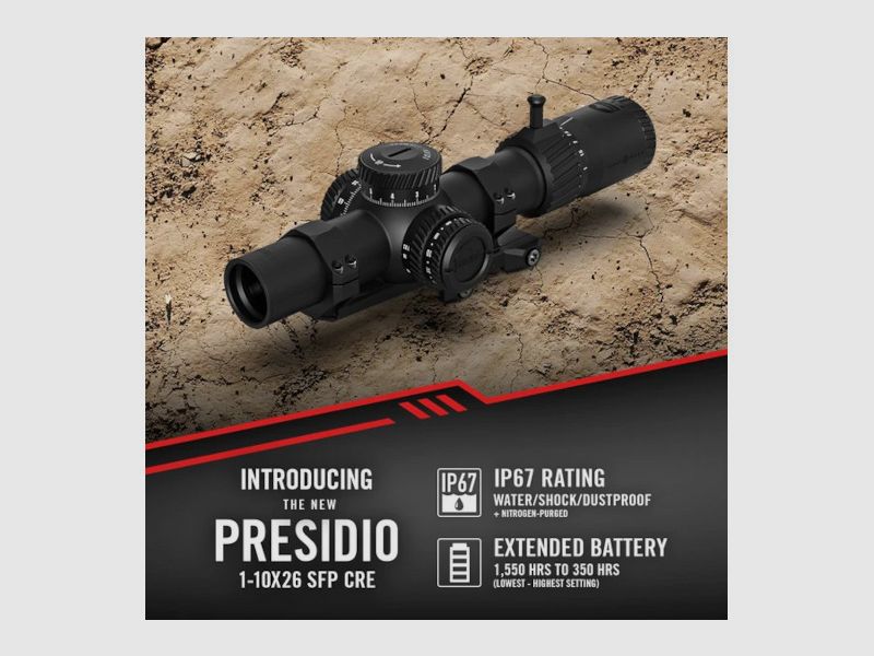 Sightmark Presidio 1-10×26 CRED10 SFP, Bild 6 von 6
