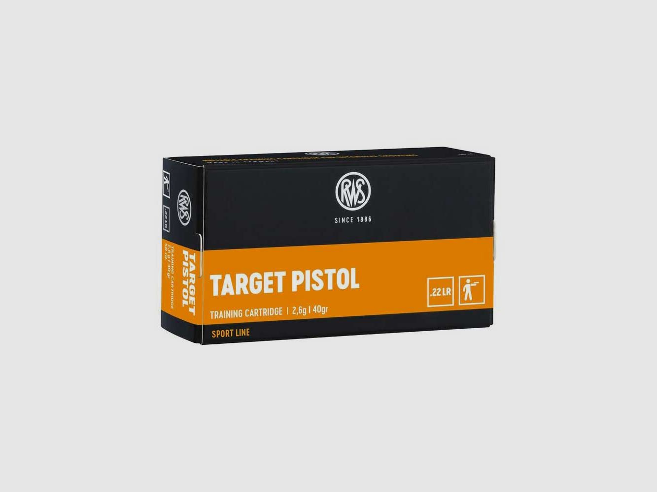 RWS .22 TARGET PISTOL 2,6g / 40gr