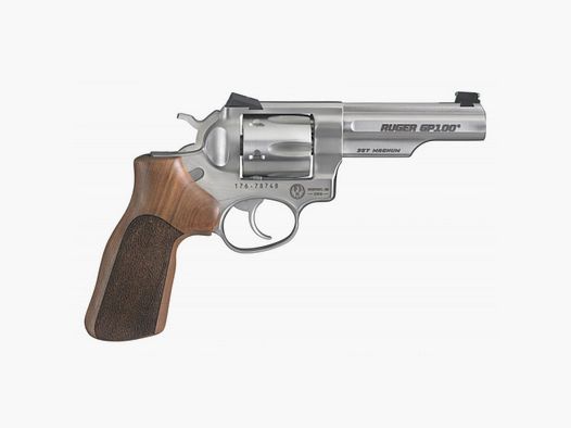Ruger Revolver - DA, GP100 Match Champion, KGP-141MCF, .357 Mag, Satin Stainless, 4.2"