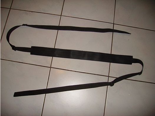 Gewehr / Waffen 2 Punktgurt, Black Kommando Standard, schwarz