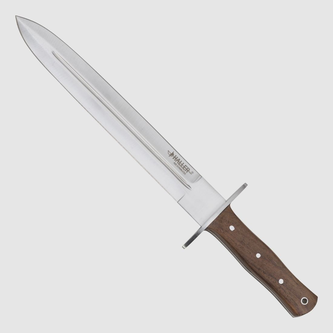 kleiner Dolch mit Lederscheide 24cm Klinge