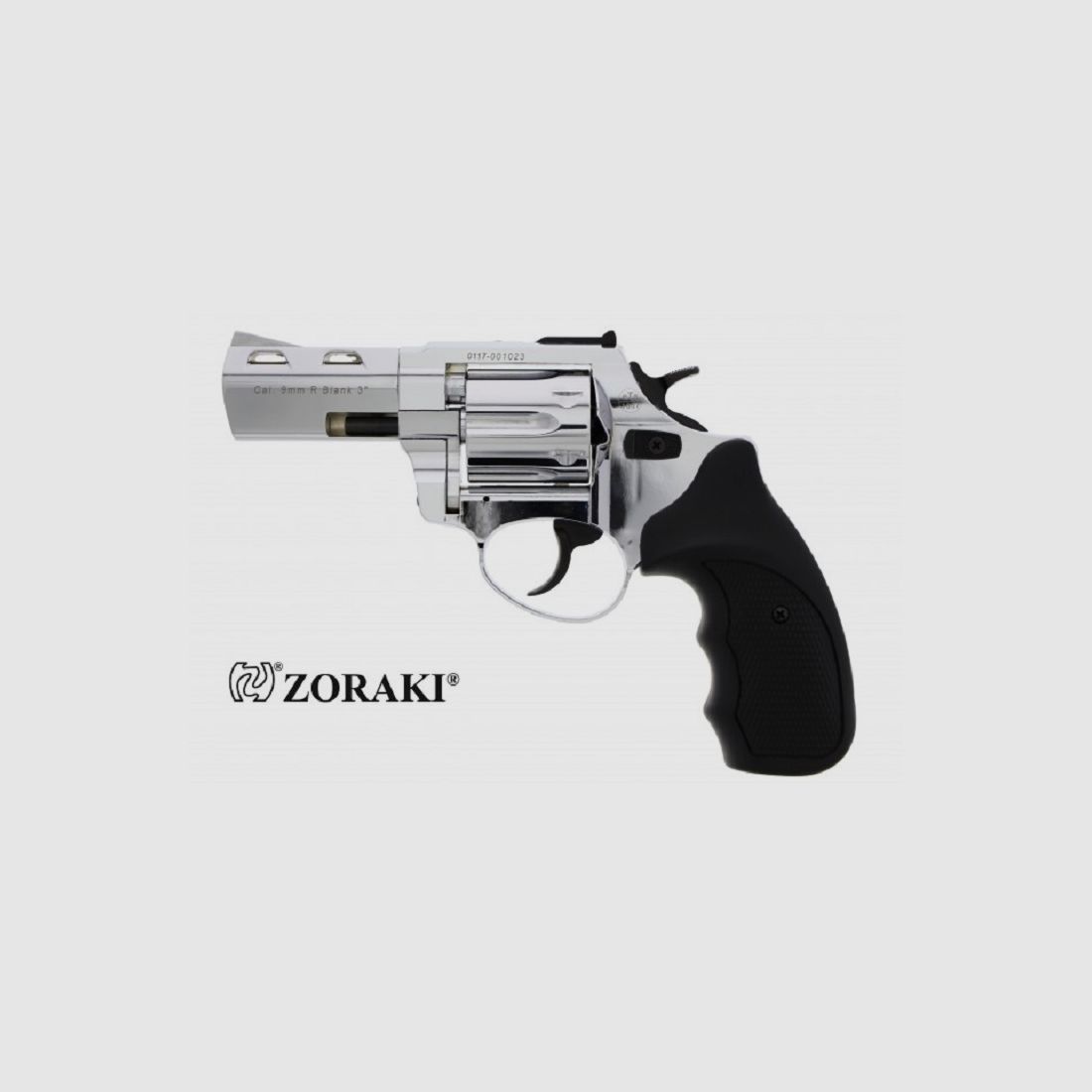 Buchner Zoraki R2 3'' chroom 9mm R.K. Gas- & Signaalwapens